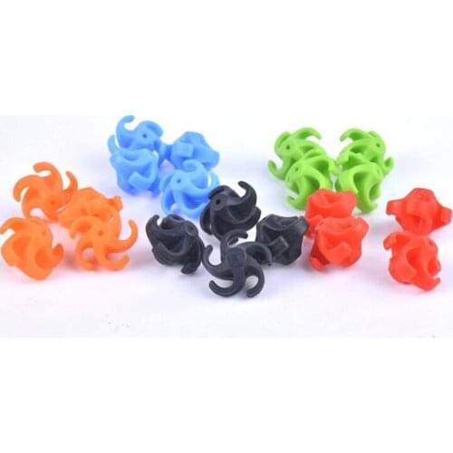 1 set(4pcs) Archery Bow String Stabilizer Reduce Noice Damper Hunting Recurve bow Compound Bow Bowstring Sliencer Shock Absorb