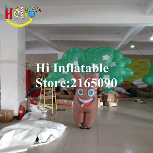 2 m high four season inflatable palm tree moving cartoon