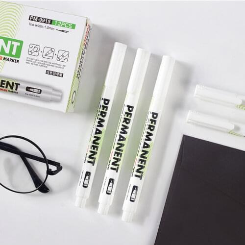 3 Pcs White Ink Highlight Marker for Art Drawing Sketching Writing gel pens Creative Gel Pen School Supplies Cute stationery