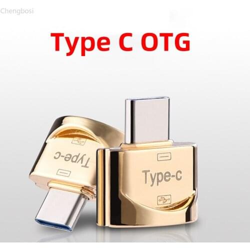 Metal USB 3.1 Type-C Male To USB 2.0 A Female OTG Data Adapter Type C OTG Adapter For Samsung S8 For MacBook Series