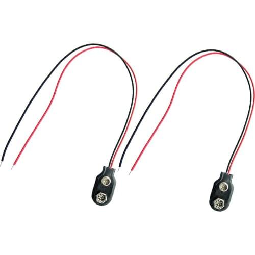 2 Pieces Metal Active Pickup Battery Buckles Connectors for Bass/Electric Guitar Accessory