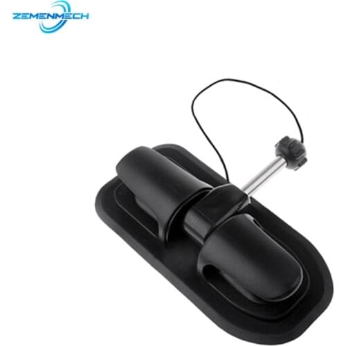 Black PVC Oar Lock Patch Anchor Holder Replacement for Rowing Inflatable Boat Kayak Raft Dinghy Tie Off Patch Wheel Accessories