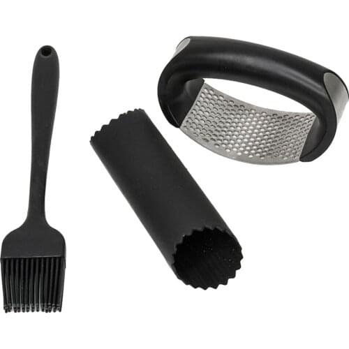 Garlic Press Rocker Stainless Garlic Crusher Slicer Gadget Tool
