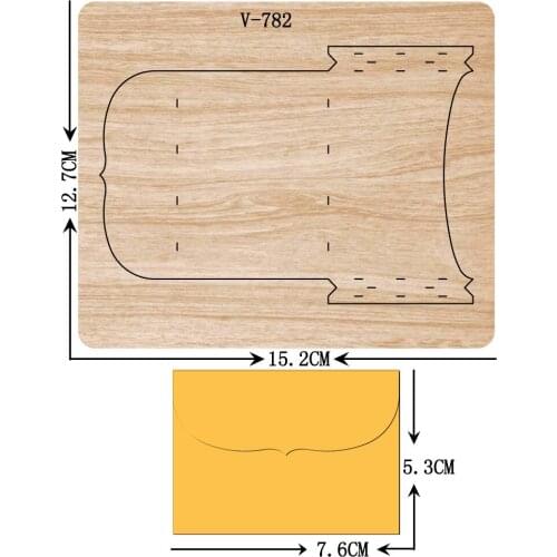 DIY New Card, envelope wooden dies cutting dies for scrapbooking /Multiple sizes /V-782
