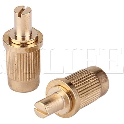 Guitar Tuneomatic Bridge Stopbar Studs and Anchors forl LP Guitar, Gold