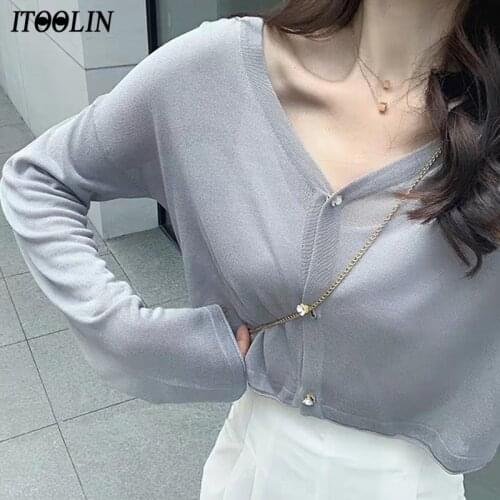 ITOOLIN Gray Blouses