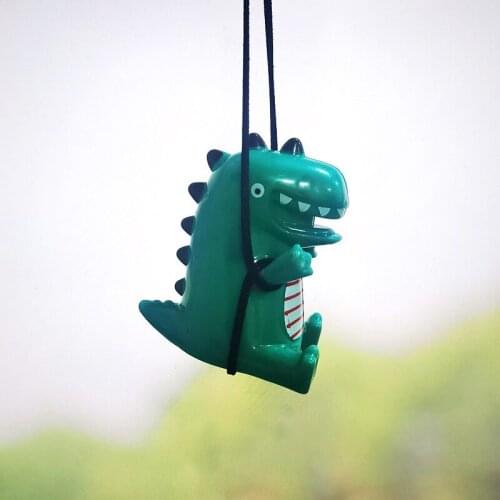 New Dinosaur Car Rearview Mirror Pendant Fashion Anime Car Accessories Car Hanging Ornaments Kawaii Car Interior Accessories