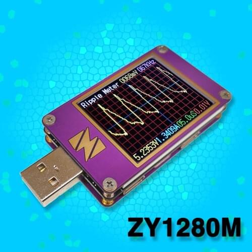 Zy1280m Oscillograph Ripple Measurement Fast Charging Protocol PD3 Vooc