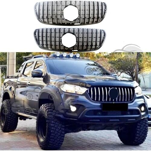 Front Racing Facelift Bumper Grille Upper Grill For Mercedes-Benz W470 X-CLASS GT Mesh
