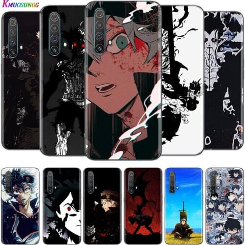 Transparent Cover Anime Black Clover For OPPO AX7 A1K A93 A92 A73 A72 A53S A52 A32 A31 A9 A11 A7 A5 2020 Phone Case