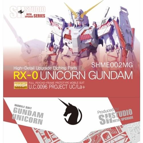 SH STUDIO MG 1/100 Unicorn Gundam KA OVA Universal Etching Sheet Metal Detail Tonic