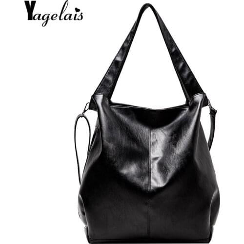 Pu Leather laptop Bag Simple Handbags Famous Brands Women Shoulder Bag Casual Big Tote Vintage Ladies Crossbody Bags