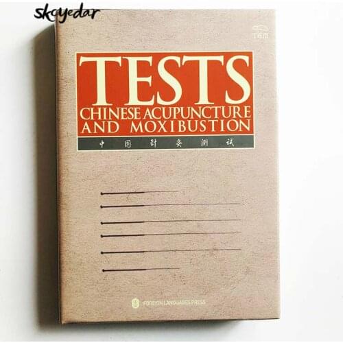 TESTS Chinese Acupuncture and Moxibustion Chinese Medicine Acupuncture Test Book for Foreigners English Version Hardcover