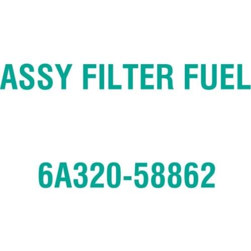 For Kubota 6A320-58862 ASSY FILTER FUEL