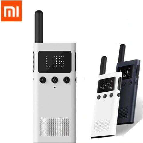 Update version Xiaomi Mijia Smart Walkie Talkie 1S With FM Radio Speaker Standby Smart Phone APP Location Share Fast Team Talk
