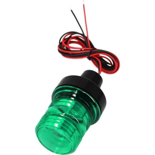 Waterproof Boat LED Navigation 12V/24V Green 360 Anchor Bow Warning Light