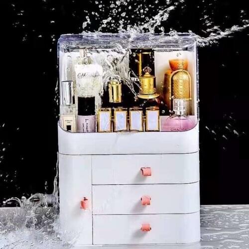 Cosmetic Storage Box Makeup Organizer Big Capacity Care Products And Cosmetics Waterproof and Dustproof Bathroom Desktop Drawer