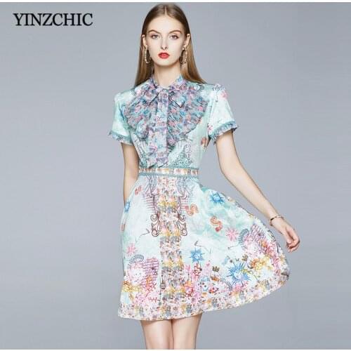 Летние платья с коротким рукавом YINZCHIC China At AliExpress