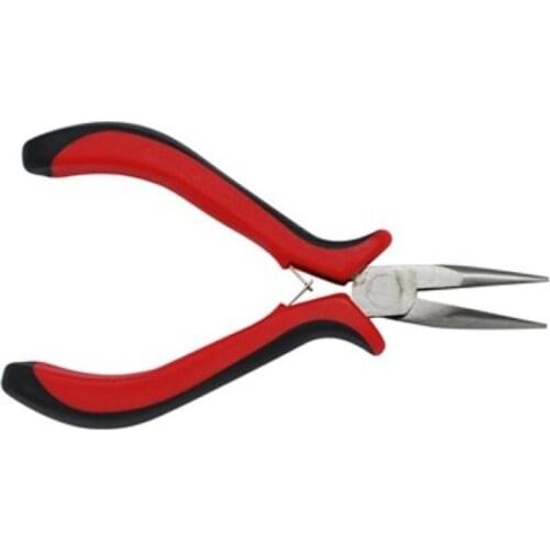 Jewelry Pliers Mini Needle Nose Pliers Polishing Gunmetal Jewelry Making Tools 130mm