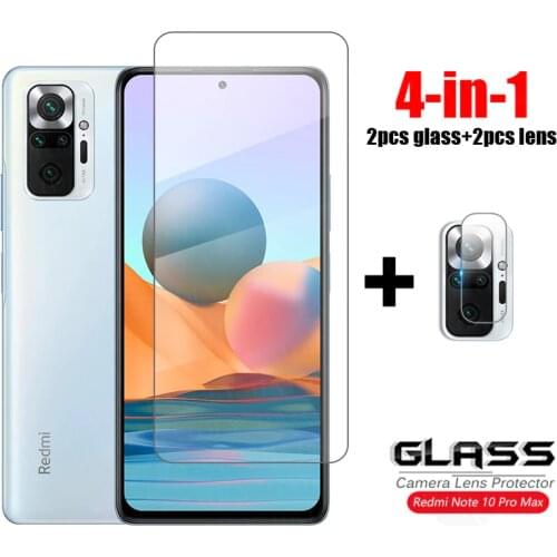 Glass on Redmi Note 10 Pro Max Tempered Glass HD Clear Ultra-thin Phone Screen Protector For Xiaomi Redmi Note 10 Pro Max Glass