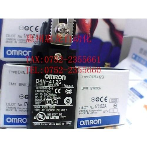 [ZOB] 100% guarantee new original authentic OMRON Omron Limit Switch D4N-412G --5PCS/LOT