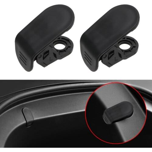 2PCS/Set Eject Clip Installation Car Front Trunk Hook Spare Box Hook Car Interior Accessories ABS for Tesla Model 3 2017-2019