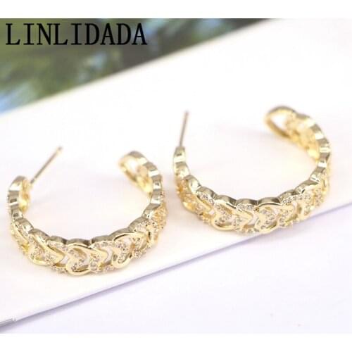 6Pairs,Fashion large circle cz earrings stud,plated cubic zircon heart charms,new design earring Women Jewelry