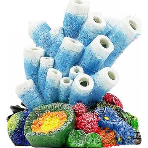 Aquarium Decor Air Bubble Stone Resin Coral Fish Tank Ornament Decoration Suitable For Aquarium Fish Tank And Circulation System