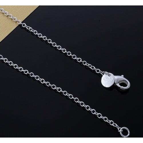925 Sterling Silver Pendant Five Drop Necklace Ladies Mens Fashion Wedding Party Strap Jewelry Gift