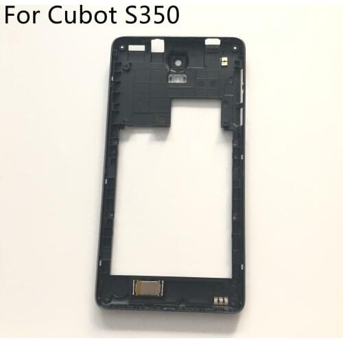 Cubot S350 Used Back Frame Shell Case + Camera Glass Lens For Cubot S350 MT6582M 5.50" 720 x 1280 Smartphone