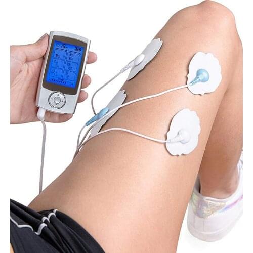 Electronic Pulse Physiotherapy Massager 16 Modes Dual Output Health Care Body Massage Electric EMS Muscle Stimulator Massager