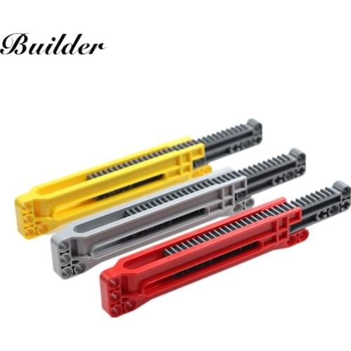 Little Builder 18942 18940 MOC Technology Part 1x14x2 Rack Chute Assembly 1pcs Building Blocks DIY Particles Toys for Children