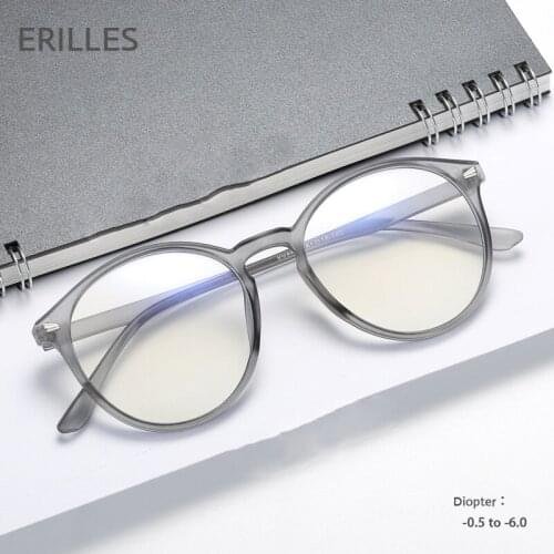 Fashion Oval Frame Glasses Students Reading Myopia Glasses For Women Ultralight Eyewear For Gir And Boy Nearsighted Eyeglasses