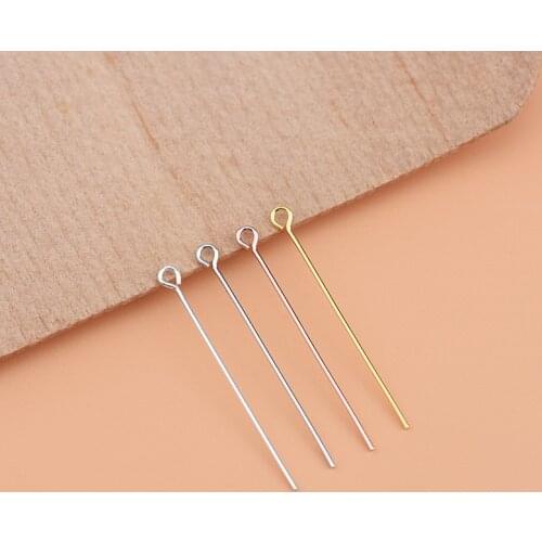 10pcs 925 sterling silver Nine Words Needle Fit Earrings Bracelets Necklaces Beads Connector Accessories Diy Jewelry Making