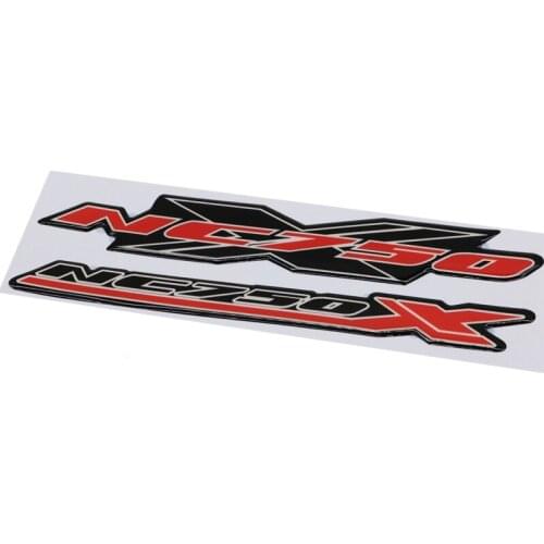 For Honda NC750 NC750X sticker motorcycle reflective decorative decal sticker 3D logo 2 pieces