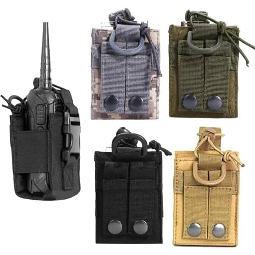 Nylon Radio Walkie Hunting Talkie Bag Package Pouch Holder Tactical Outdoor Sports Pendant Military Molle Radio Hunting Pocket