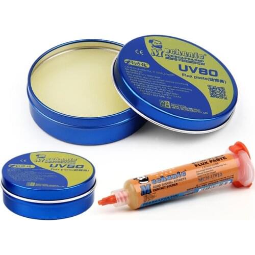 MECHANIC 10CC/60g Mild Rosin Halogen-Free Lead-Free Soldering Paste PCB BGA SMD SMT No-Clean UV10/80 Welding Flux Repair Solder