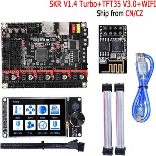BIGTREETECH SKR V1.4 Turbo Control Board TFT35 V3.0 Screen Wifi Module TMC2209UART For CR10 Ender 3 Upgrade 3D Printer Parts