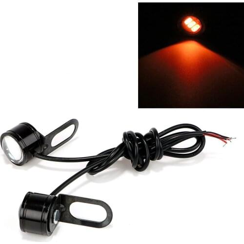 LEEPEE Eagle Eye LED Reverse Backup Light Motorcycle Fog Lamp DC 12V 2PCS DRL Daytime Running Light Tail Lamp