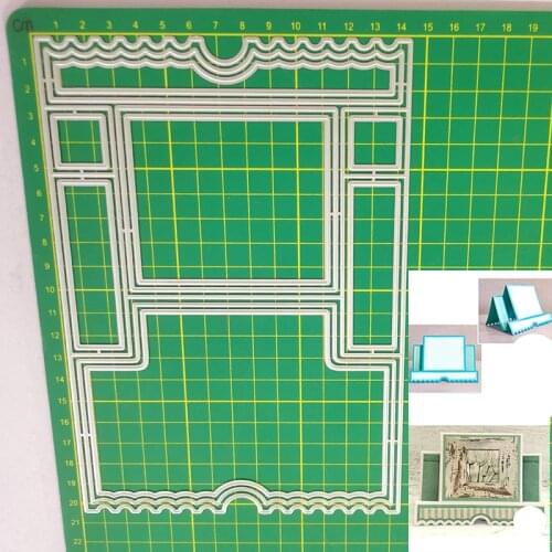 Reunion Agency Card Box Metal Cutting Dies Mould Blade Stencil Scrapbooking Photo Album Card Paper Embossing Craft DIY