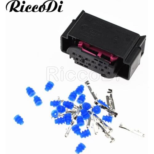 1-5Set Kits 12 Pin Waterproof Lane Assist LCA Connector Plug For VAG Volkswagen Audi Porsche Benz 4E0 972 713 1534151-1