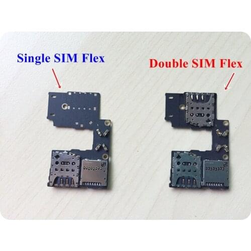 10Pcs/Lot XT1055 Dual Memory SD Card Ribbon For Moto G3 XT1050 Sim Card Slot Connector Flex Cable + tracking