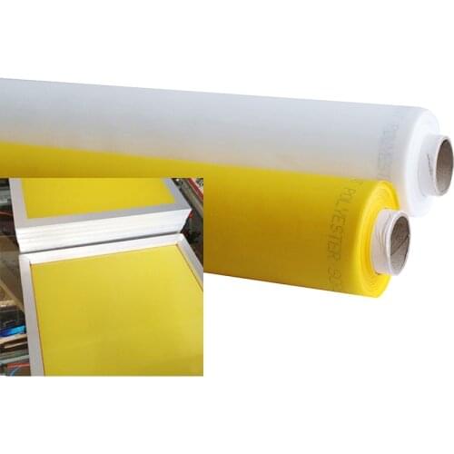 110T 280Mesh 40UM Yellow 1Meter low elongation mesh 100% polyester monofilament Polyester screen printing fabric blothing cloth