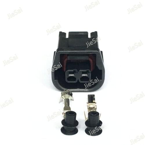 2 Pin Auto Headlight Fog Light Socket Daytime Running Lights Plug 6189-7408/6189-1408 For Honda Crown URV Civic Accord