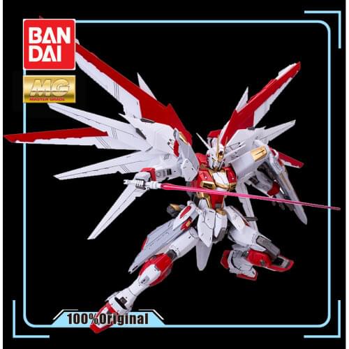 BANDAI MG 1/100 ZAFT ZGMF-X10A FREEDOM GUNDAM 2.0 Titanium Alloy Coloring Assembly Model Action Toy Figures Gifts for Children