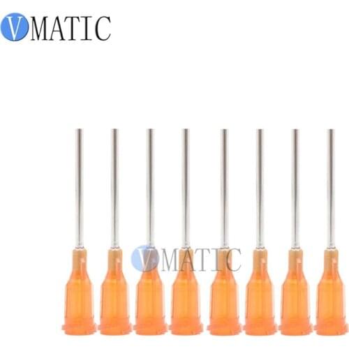 Free Shipping 100Pcs 15G Glue Dispensing Needle 1'' Length Stainless Steel Dispense Needles Tip 1 Inch
