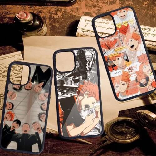 Anime volleyball boy Phone Case PC for iPhone 11 12 pro XS MAX 8 7 6 6S Plus X 5S SE 2020 XR