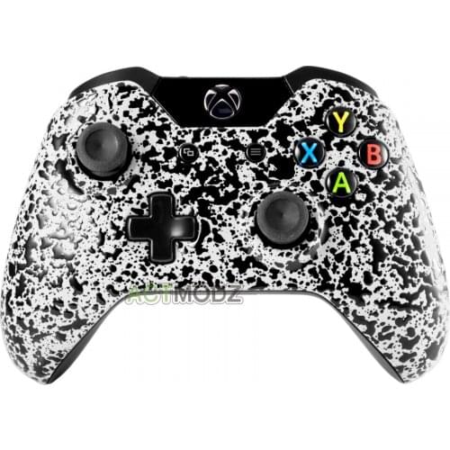Textured White Faceplate Front Shell Case Cover Repair for Xbox One Controller