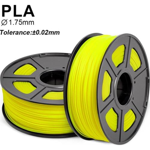 EasyThreed Yellow 3D Printer Filament 1.75mm 0.5KG PLA 3d Printing Pen Supplies Accessories Plastic 3D Printing Material