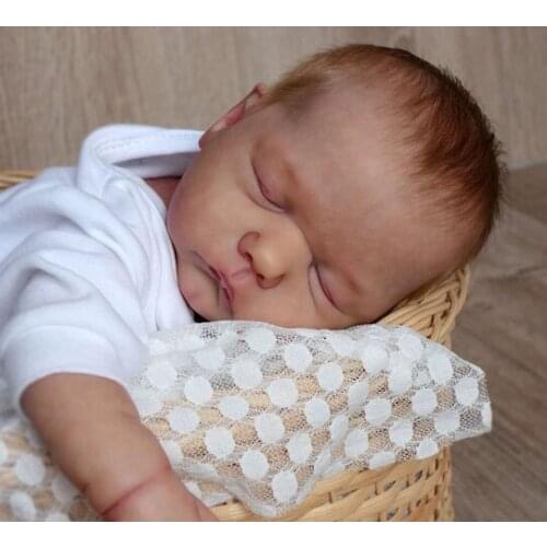 DIY doll toys 19 inch bebe reborn Doll Kit Willa newborn dolls mold Lifeike fresh color Soft babies Doll Parts